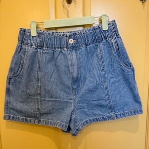 Madewell Pull‑On Denim Shorts – Size 28